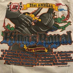 Vintage Kings Royal T Shirt Mens Size XL‎ White 2004